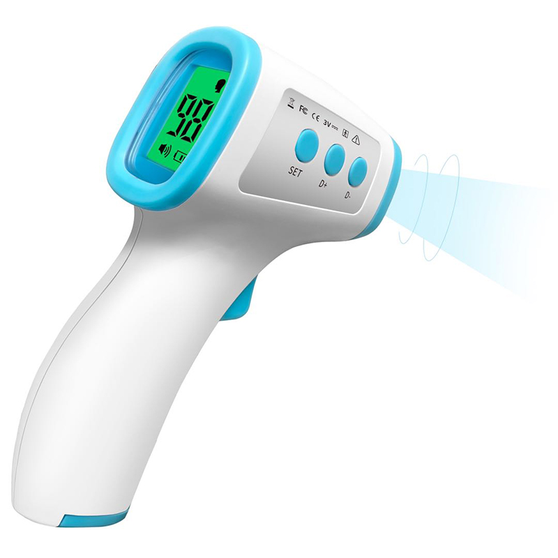 Ψηφιακό υπέρυθρο θερμόμετρο μη επαφής με πιστόλι ακριβείας θερμοκρασίας χειρός