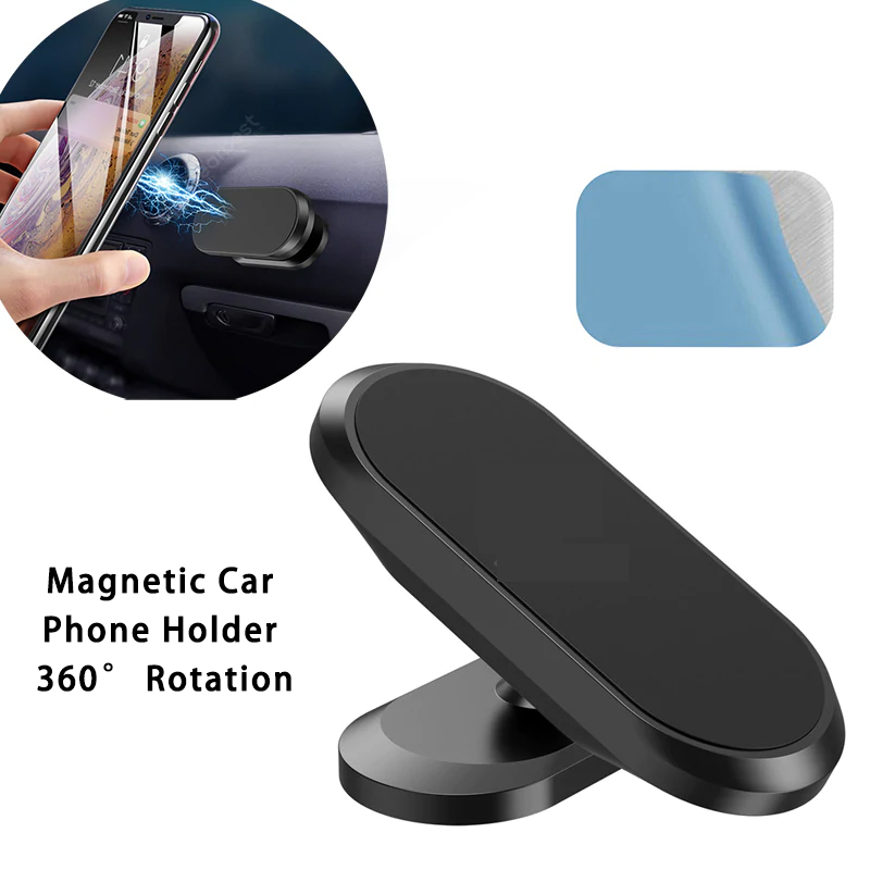 Magnetic Car Phone Holder 360 ° Rotation Car Holder Magnet Phone Stand fit 4,0-6,4 ιντσών για samsung, iphone Phone Stand